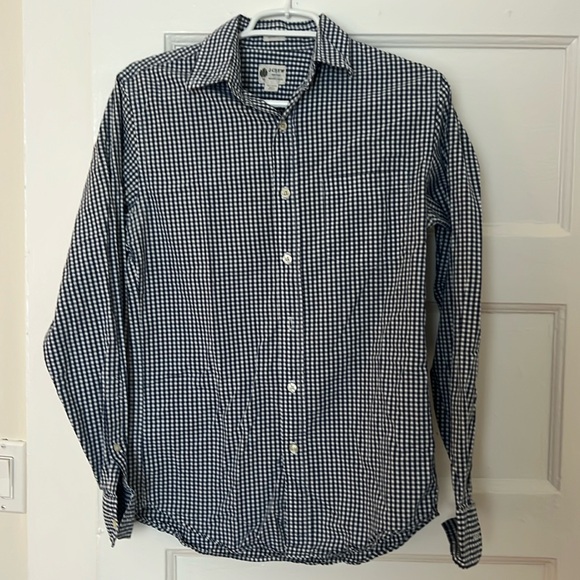 Gingham JCrew Button Down Shirt - Picture 1 of 6